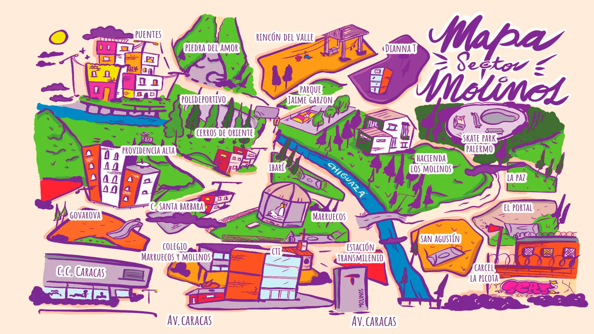 Comunidad disfrutando el festival